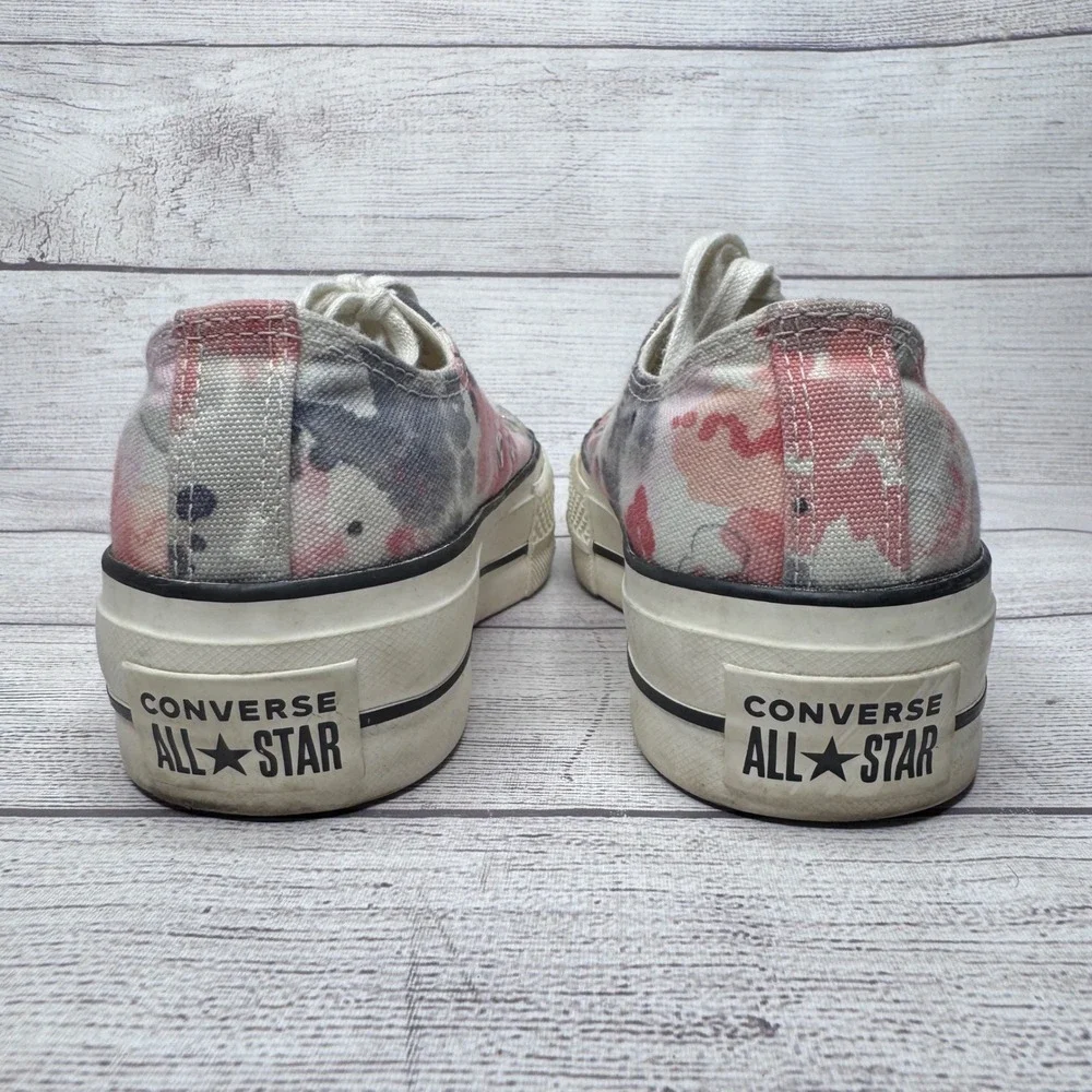 Converse Chuck Taylor All‎ Star Platform Floral Print Low Top Sneakers Size 5.5